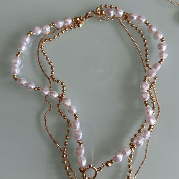 evil eye Layered Necklace Set A1415 - Picture 4 of 4